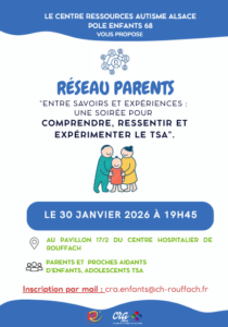 Réseau parents 68 (pôles enfants et adolescents) @ Pavillon 17/2 / Centre hospitalier de Rouffach | Rouffach | Grand Est | France